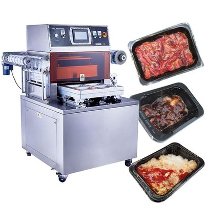 kwaliteit  cooked food skin vacuum packing machine ready meal vacuum tray sealer ready meal vacuum sealing machine fabriek